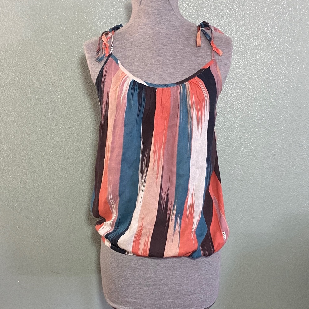 Roxy Y2K Multicolor Striped Camisole Top